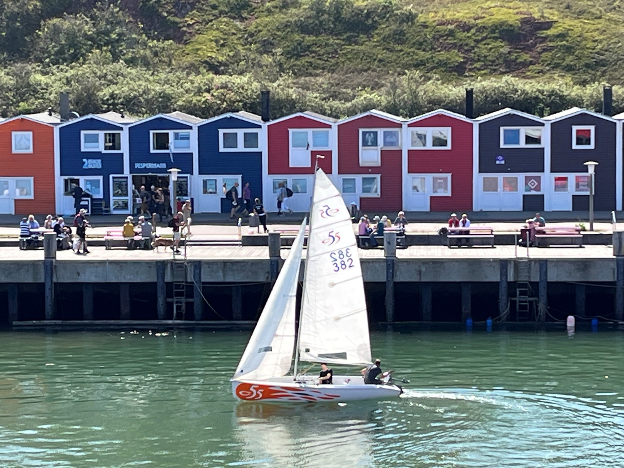 Segler im Binnenhafen
